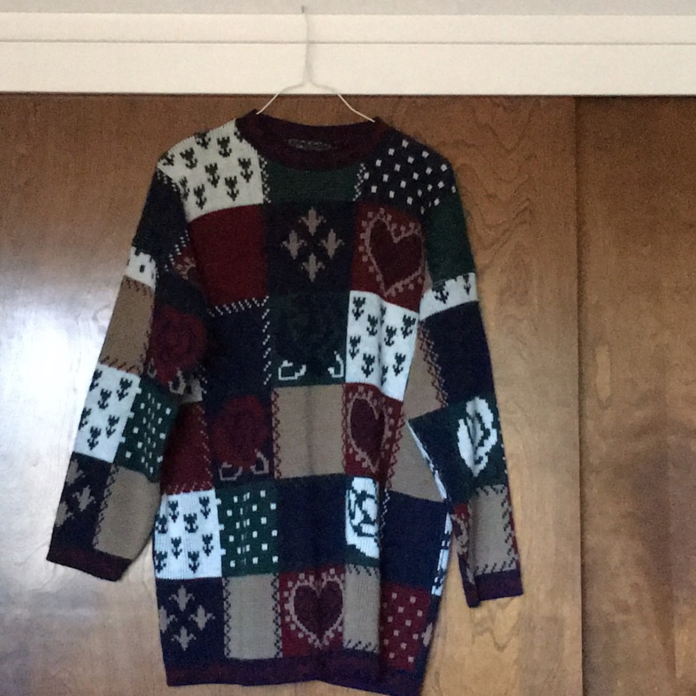 Sweater with Multi-colors